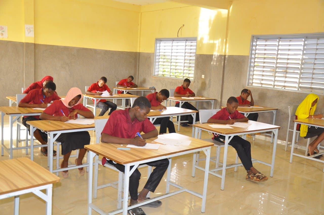 Salle de classe au Lycée Privé Pagnidibsom